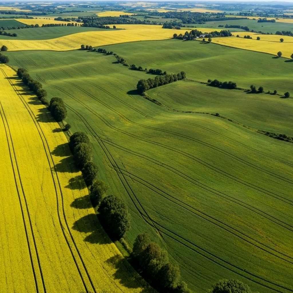 Cover image for What Small Farmers Should Know About Property Taxes in Georgia showing Documentary Georgia farmland image, field-edge clipboard and county paperwork overlooking cultivated ground at soft golden light.